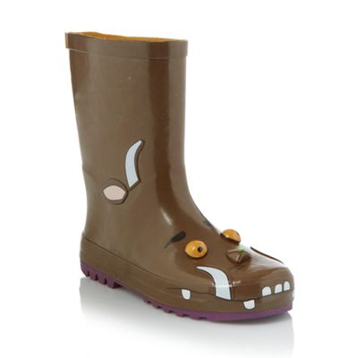 The Gruffalo Children's brown 'Gruffalo' wellies